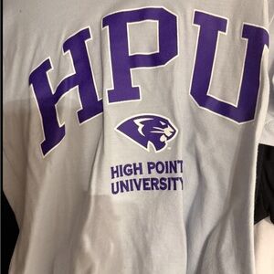 Champion Gray and Purple Crop Top